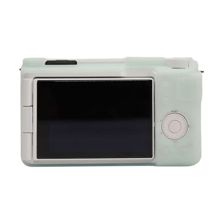For Sony ZV-E10 II / ZV-E10M2 Glossy Soft Silicone Protective Case(Jelly Green)