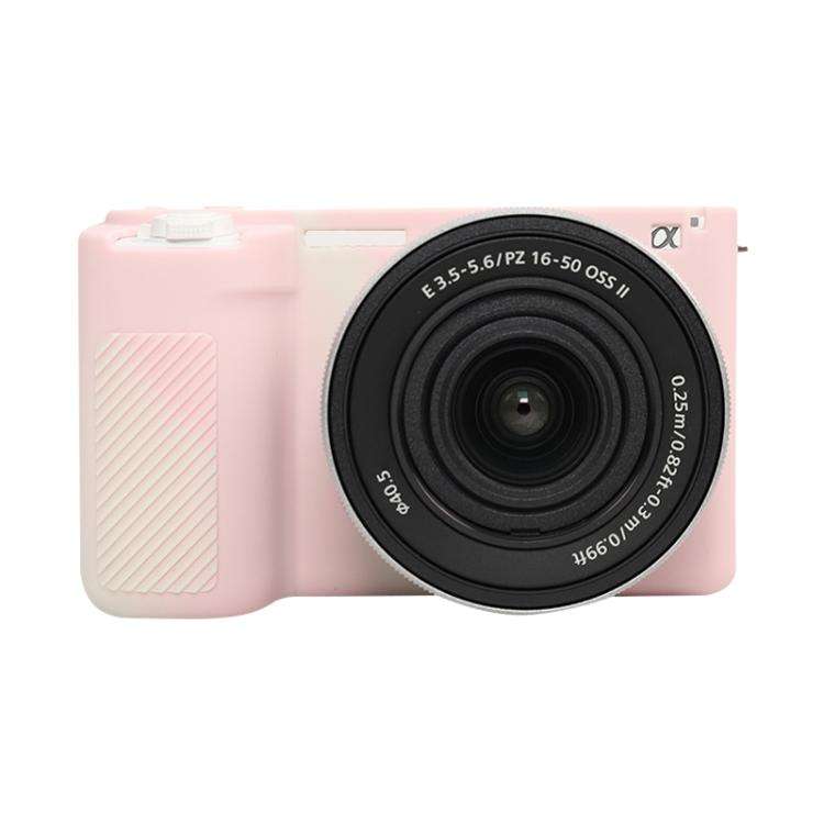 For Sony ZV-E10 II / ZV-E10M2 Glossy Soft Silicone Protective Case(Mist Pink)