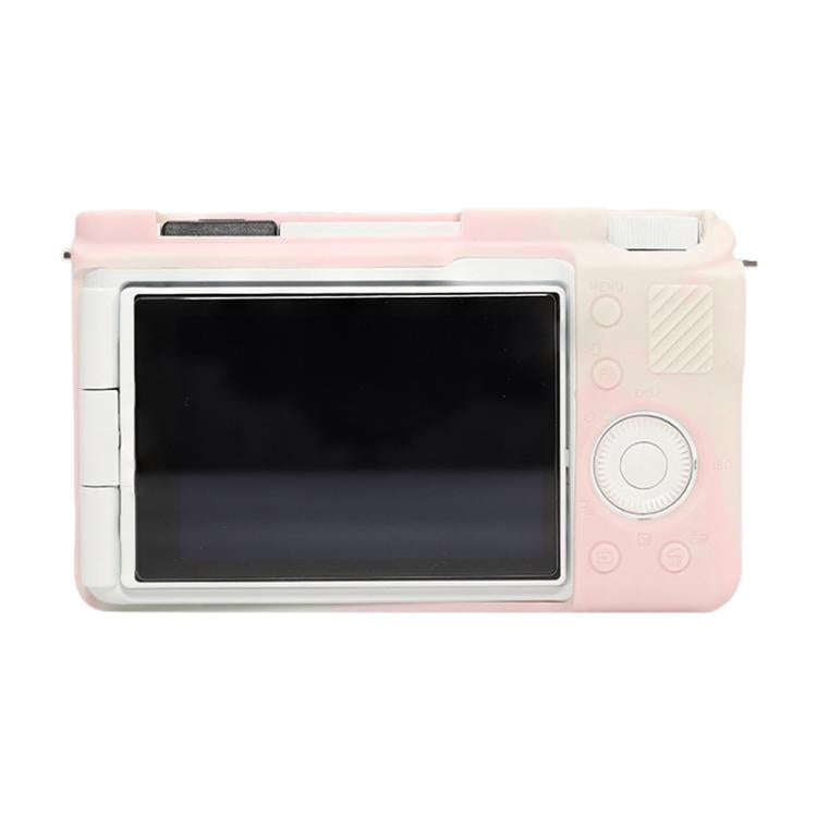 For Sony ZV-E10 II / ZV-E10M2 Glossy Soft Silicone Protective Case(Mist Pink)