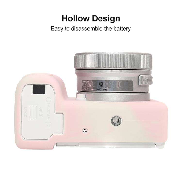 For Sony ZV-E10 II / ZV-E10M2 Glossy Soft Silicone Protective Case(Mist Pink)