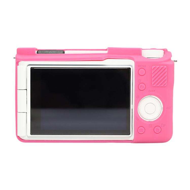 For Sony ZV-E10 II / ZV-E10M2 Glossy Soft Silicone Protective Case(Rose Red)