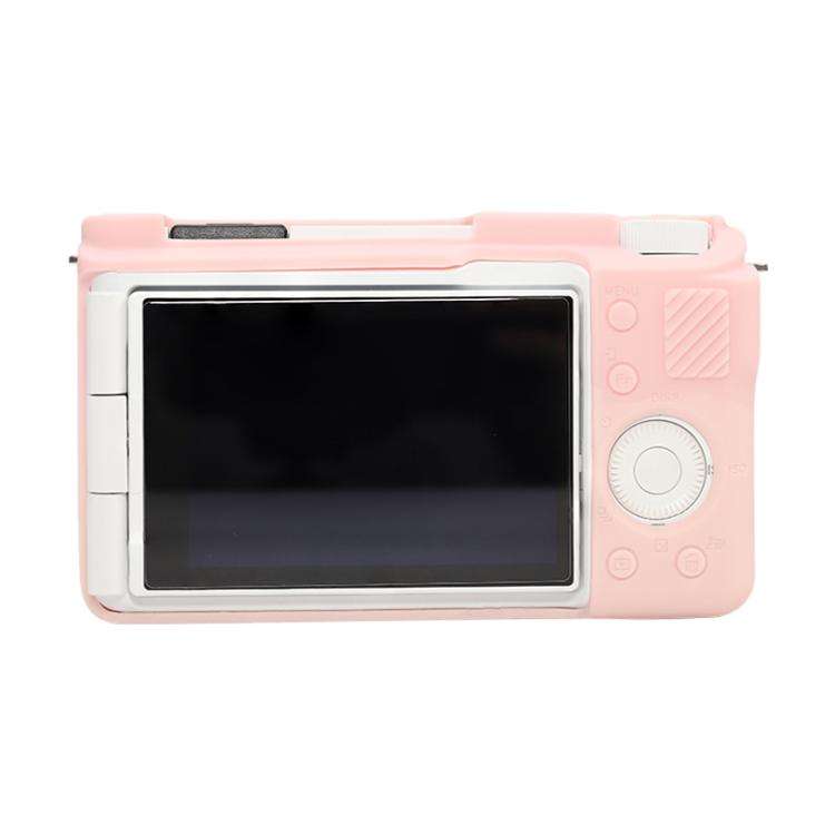 For Sony ZV-E10 II / ZV-E10M2 Glossy Soft Silicone Protective Case(Sweet Smoke Pink)