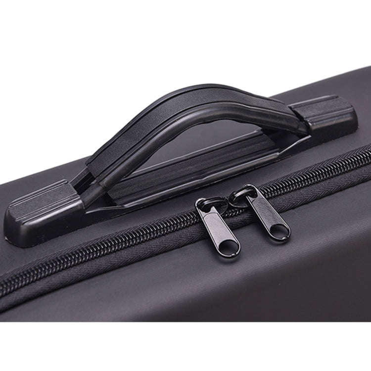 For DJI Mavic Air 2 Portable PU Shoulder Storage Bag Protective Box(Black Red)