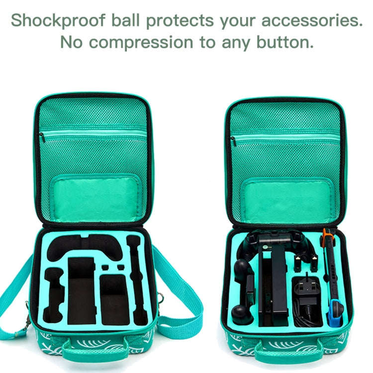 For Switch Game Handle Controller Storage Bag Protective Box(Green)