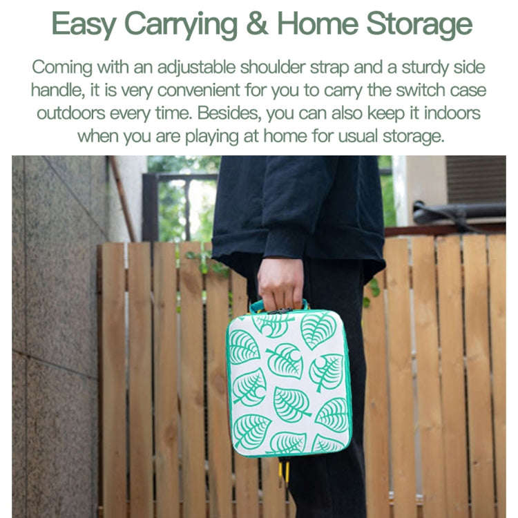 For Switch Game Handle Controller Storage Bag Protective Box(Green)
