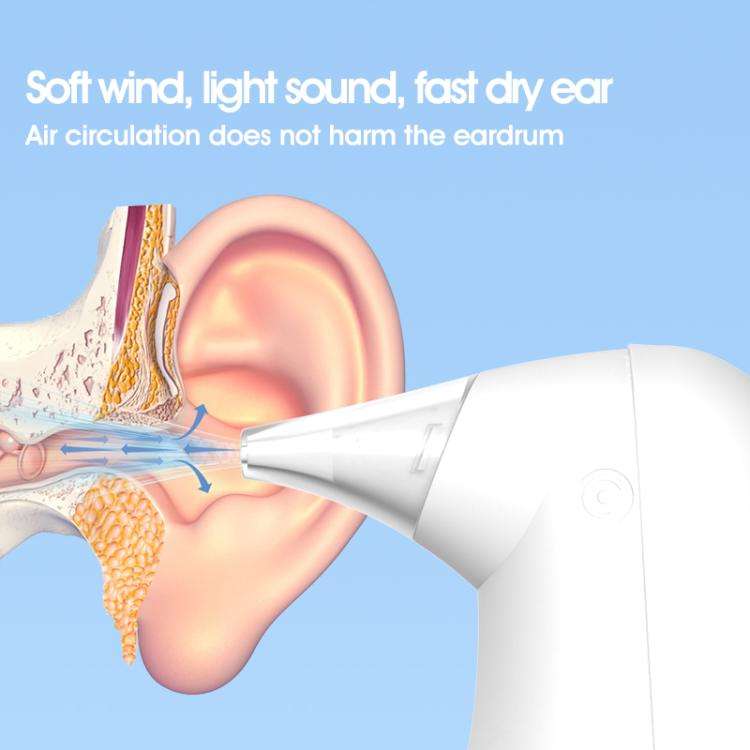 YJK148 Low Noise Electric Plasma Ear Blower(White)