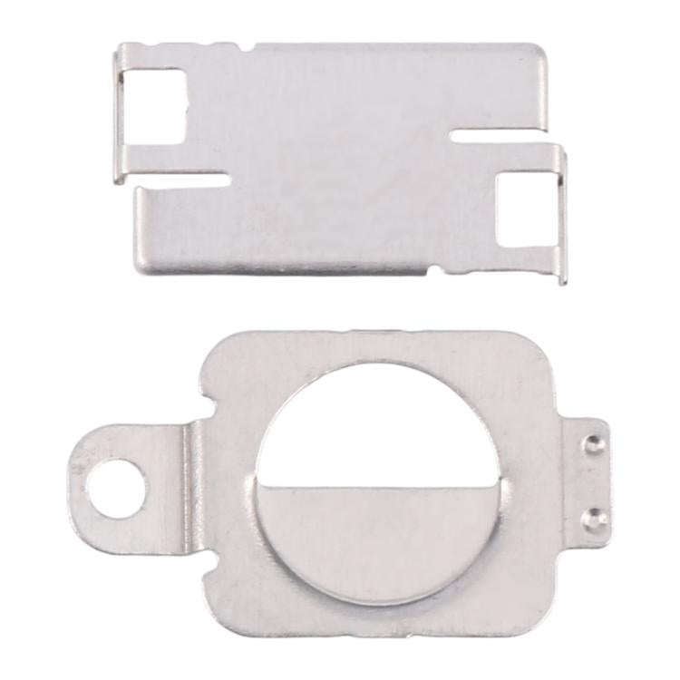 For iPhone 14 / 14 Plus 1 Pair Flashlight / Mic Iron Sheet Cover (On The Back Cover)