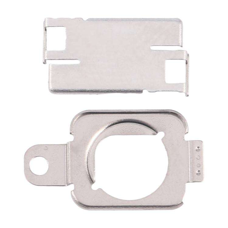 For iPhone 15 1 Pair Flashlight / Mic Iron Sheet Cover (On The Back Cover)