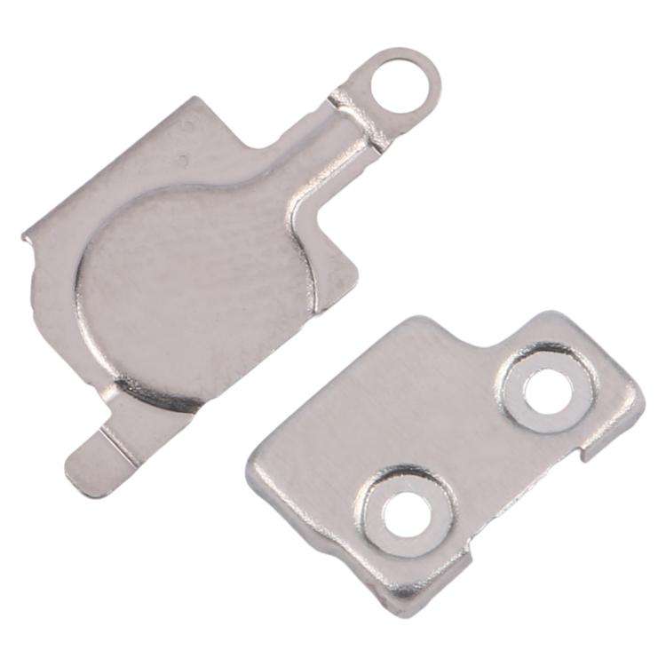 For iPhone 15 Pro Max 1 Pair Flashlight / Mic Iron Sheet Cover (On The Back Cover)