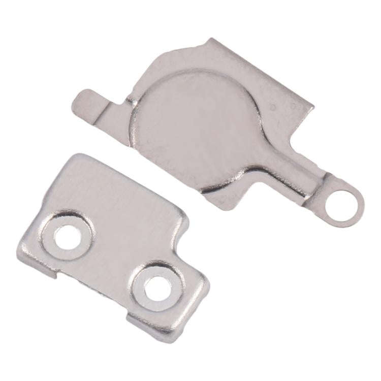 For iPhone 15 Pro Max 1 Pair Flashlight / Mic Iron Sheet Cover (On The Back Cover)