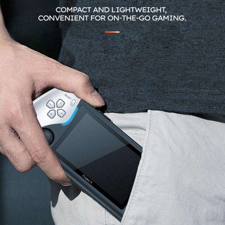 PROJECT X Handheld Game Console 4.3 inch Screen ATM 7051 CPU(White)