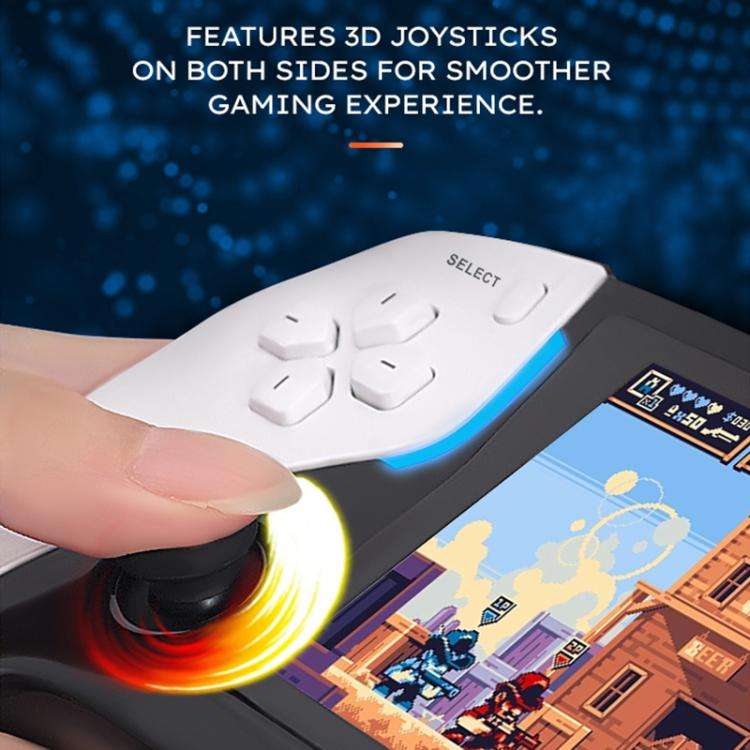 PROJECT X Handheld Game Console 4.3 inch Screen ATM 7051 CPU(White)