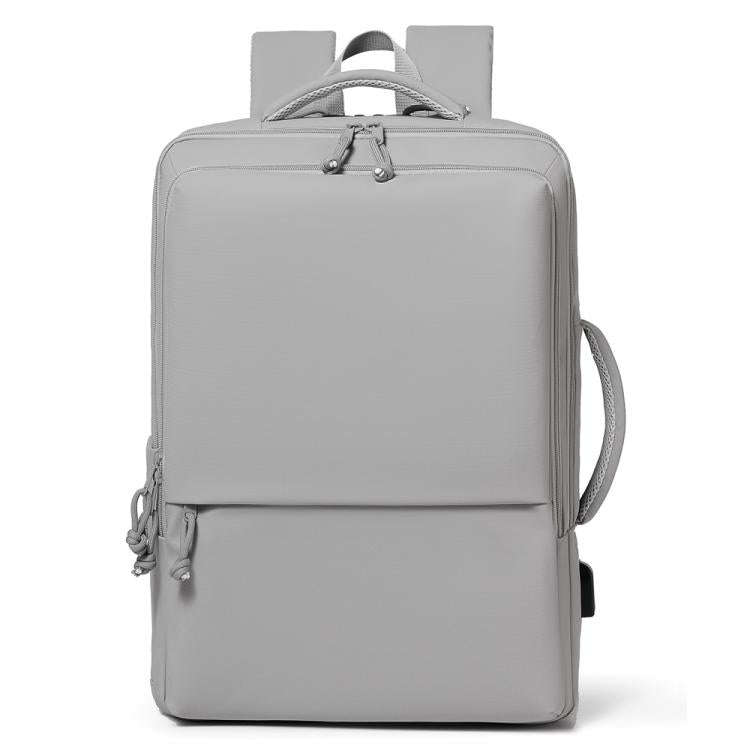 P960 Large Capacity Water Resistant Fashionable Backpack(Grey)