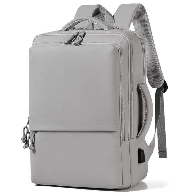 P960 Large Capacity Water Resistant Fashionable Backpack(Grey)