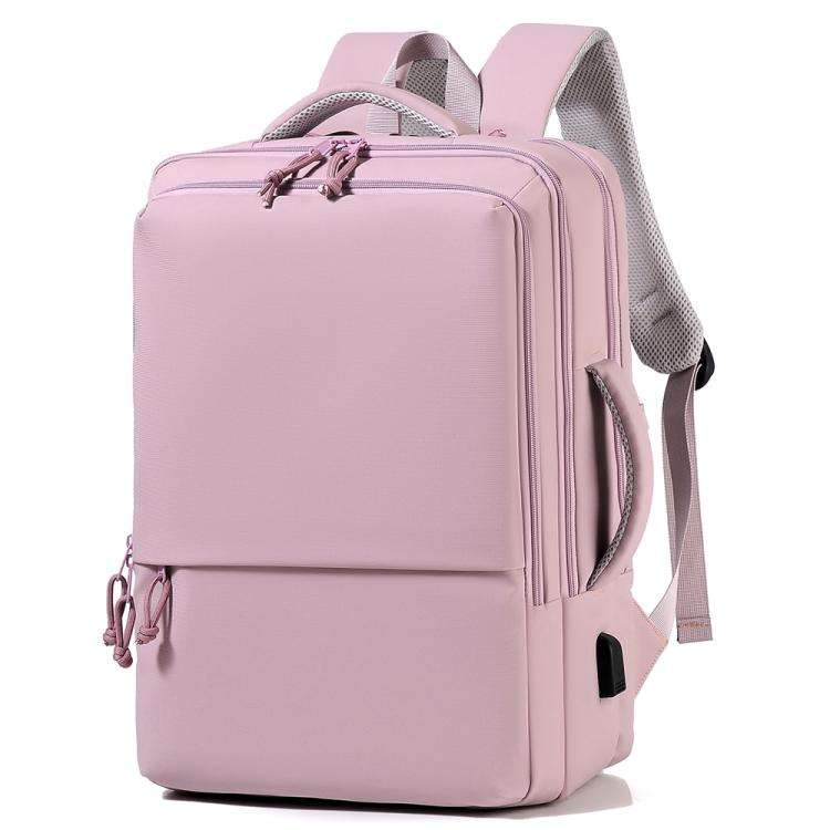 P960 Large Capacity Water Resistant Fashionable Backpack(Pink)