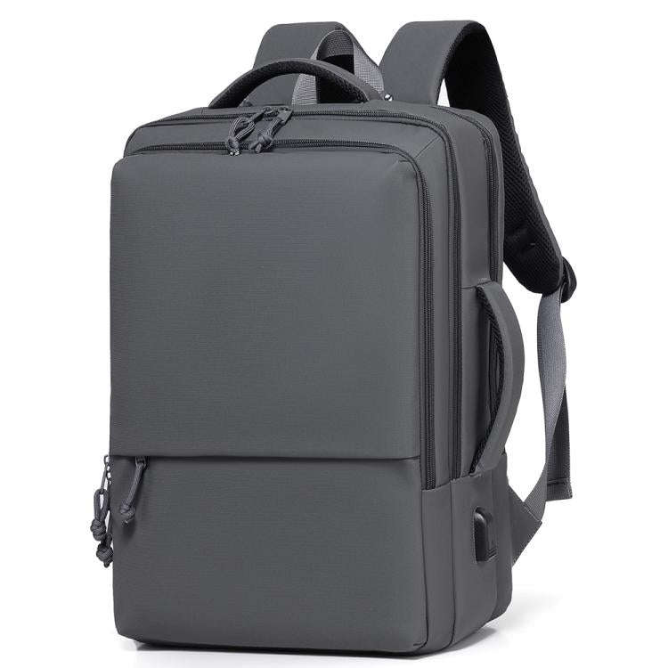 P960 Large Capacity Water Resistant Fashionable Backpack(Dark Grey)