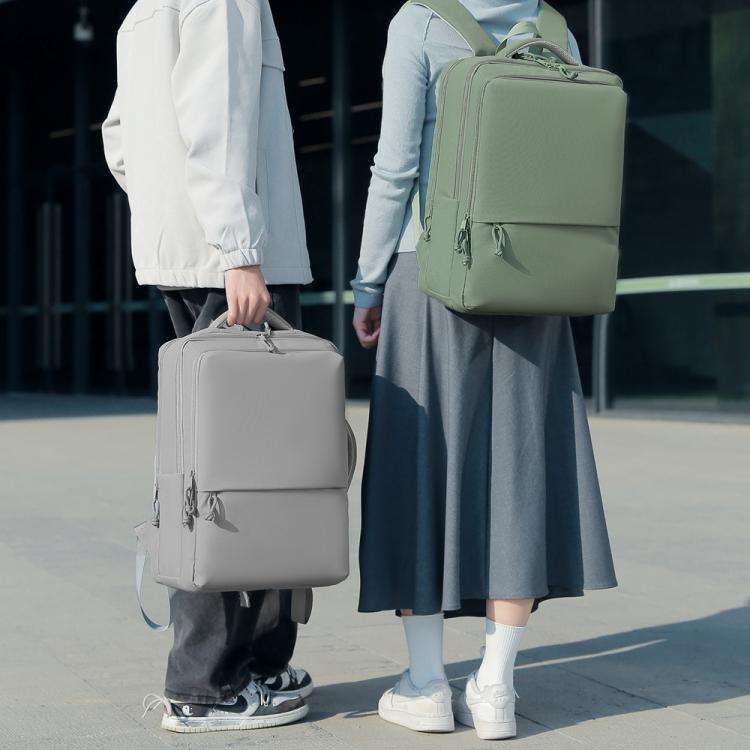 P960 Large Capacity Water Resistant Fashionable Backpack(Dark Grey)