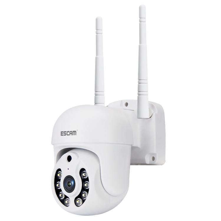 ESCAM WNK710 3MP HD Motion Detection WiFi Intelligent Dual-light Source Camera, US Plug(White)