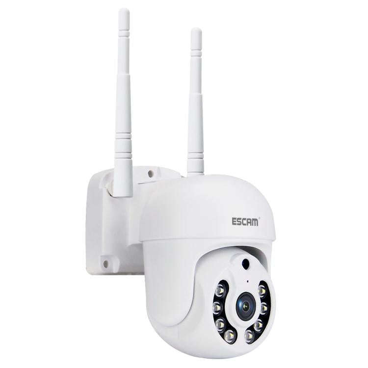 ESCAM WNK710 3MP HD Motion Detection WiFi Intelligent Dual-light Source Camera, US Plug(White)