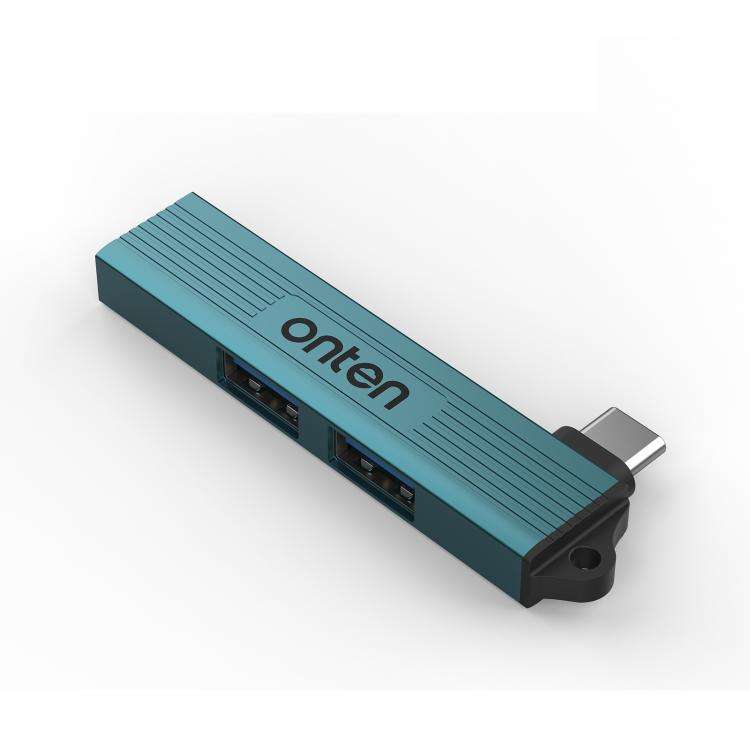 Onten UC51 3 in 1 Type-C to USB HUB(Pine Green)