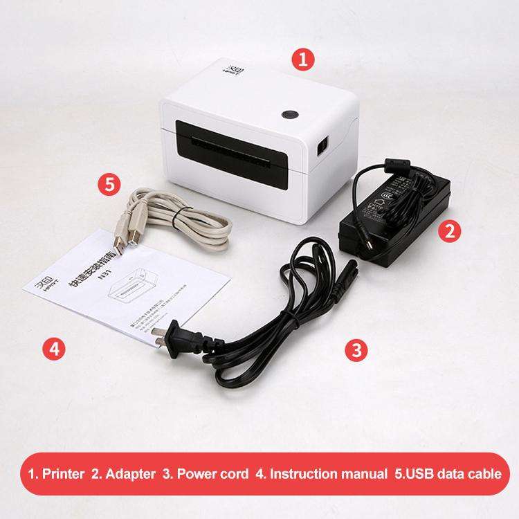 HPRT N31X Cloud Print Express Electronic Label Printer, Plug:EU Plug(White)