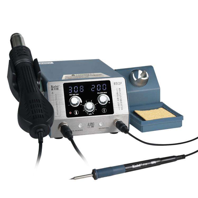 Kaisi 8512P 2 in 1 Constant Temperature Digital Display Hot Air Gun Soldering Iron Rework Station...