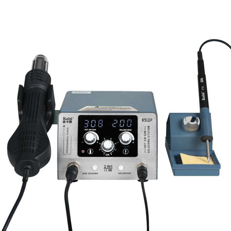 Kaisi 8512P 2 in 1 Constant Temperature Digital Display Hot Air Gun Soldering Iron Rework Station...