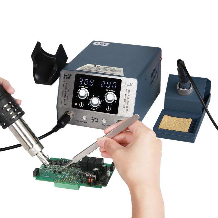 Kaisi 8512P 2 in 1 Constant Temperature Digital Display Hot Air Gun Soldering Iron Rework Station...