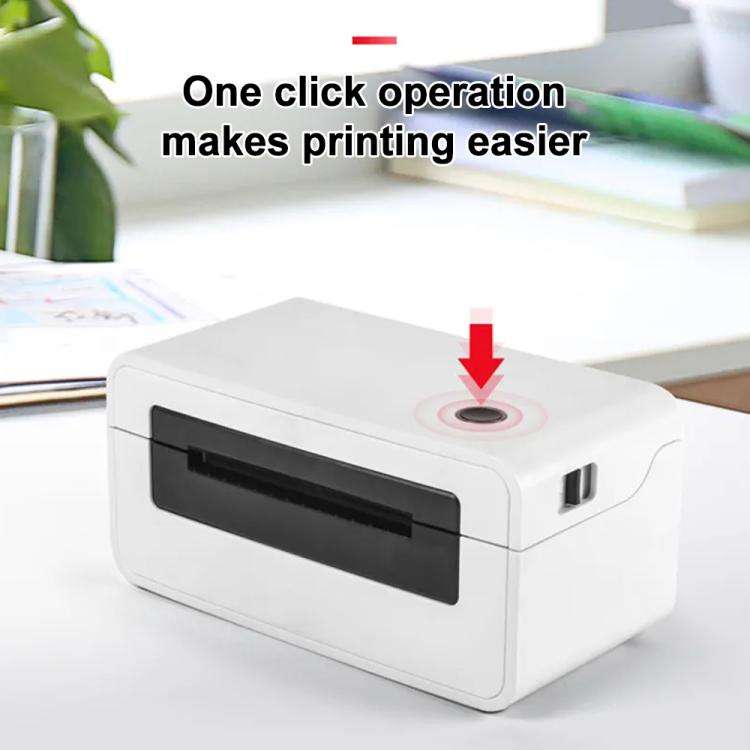 HPRT N41 Bluetooth Version Express Electronic Waybill Printer, Plug:US Plug(White)