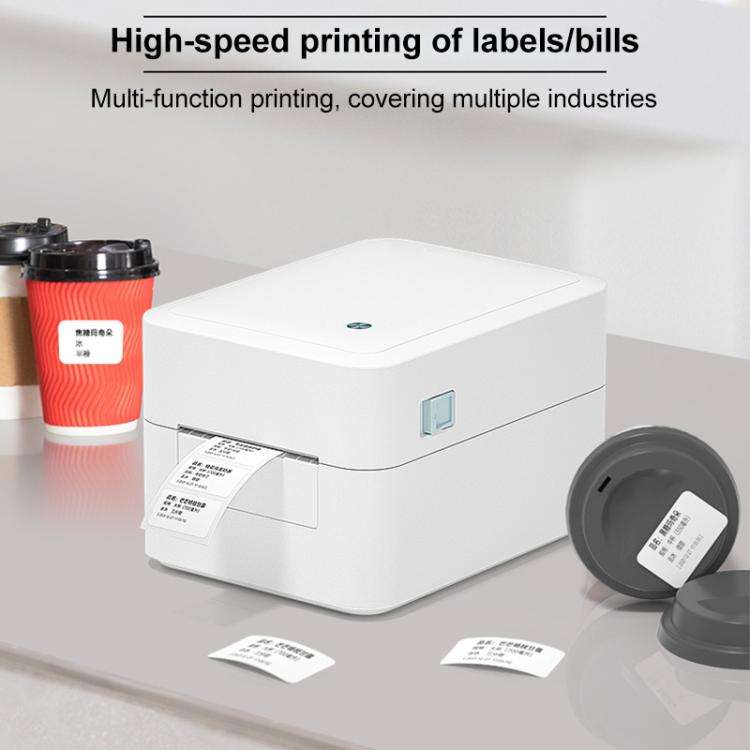 HPRT D35 Computer Version Express Electronic Waybill Printer, Plug:EU Plug(White)