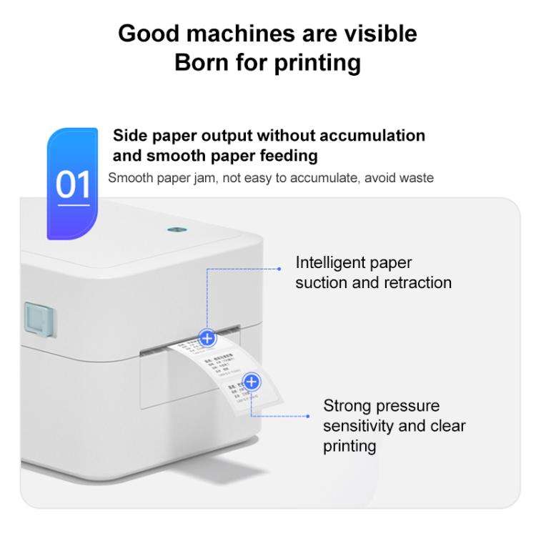 HPRT D35 Computer Version Express Electronic Waybill Printer, Plug:AU Plug(White)