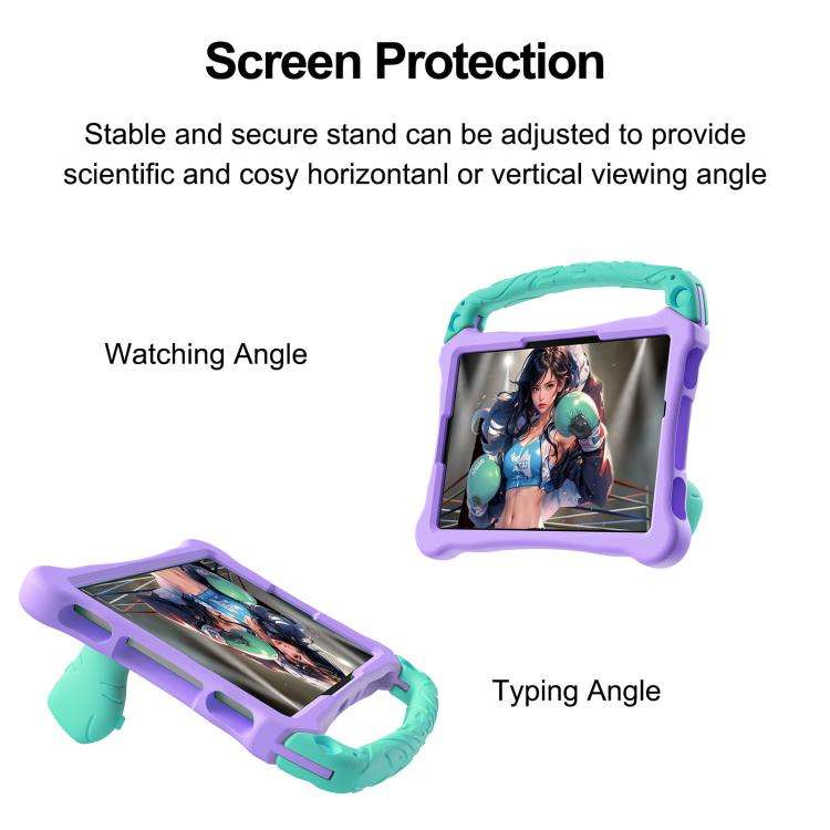 For Huawei MatePad SE 11 2024 Boxing Series Kickstand EVA Shockproof Tablet Case with Shoulder St...
