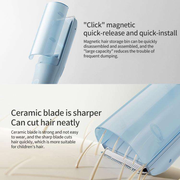 Xiaomi Mijia Children Waterproof Hair Clipper(Blue)