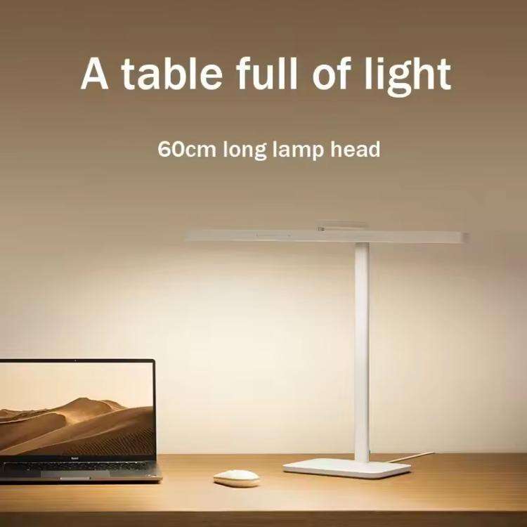 Original Xiaomi Mijia Desk Lamp 2 LED 60cm Long Lamp Holder HyperOS Connect, US Plug(White)