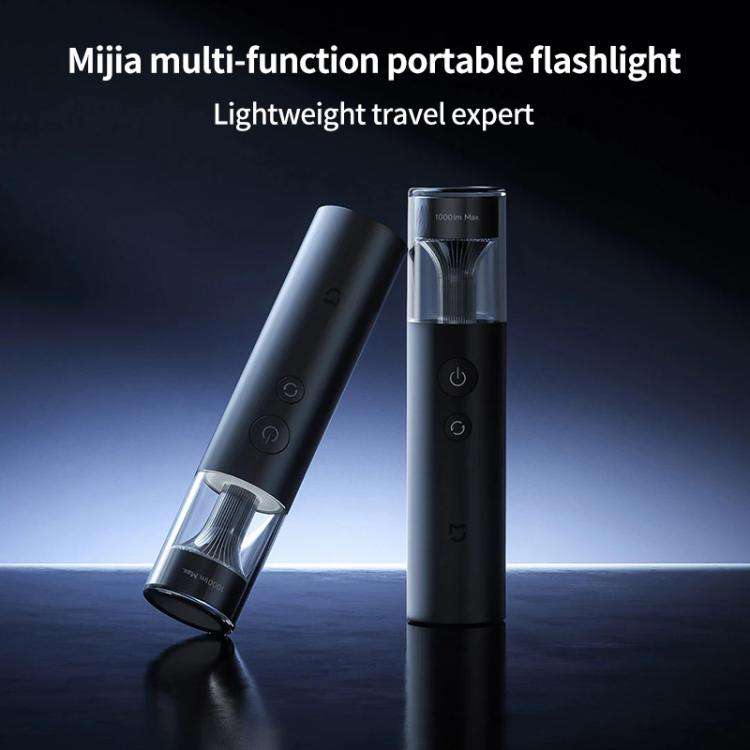 Original Xiaomi Mijia Multifunctional Portable Flashlight 1000LM IP65 Protection(Metal Grey)