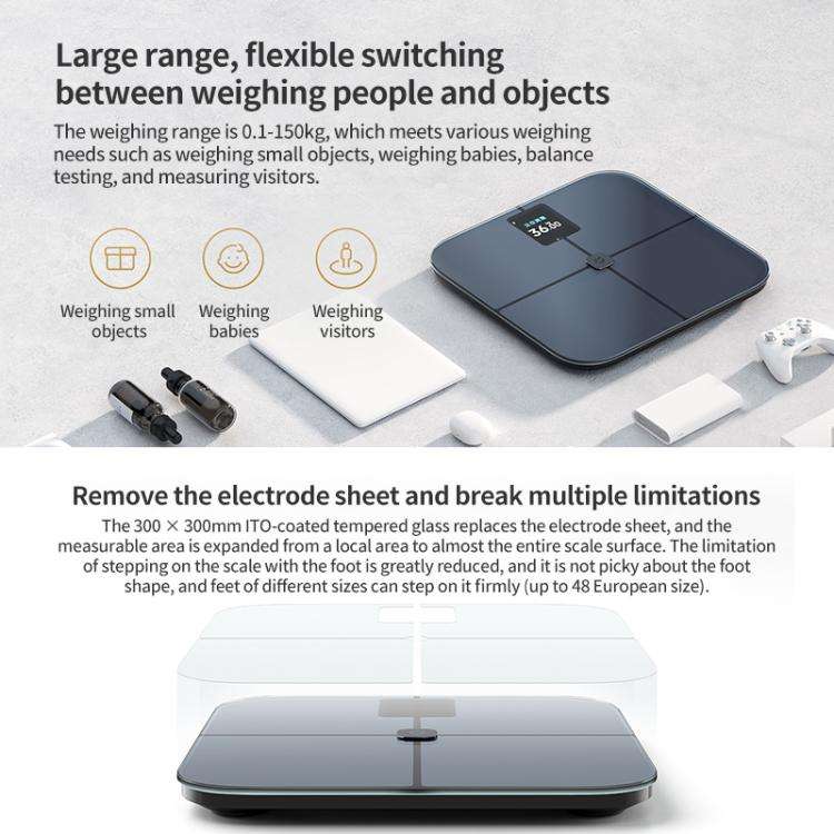 Xiaomi Mijia Body Fat Scale S400 Pro(Black)