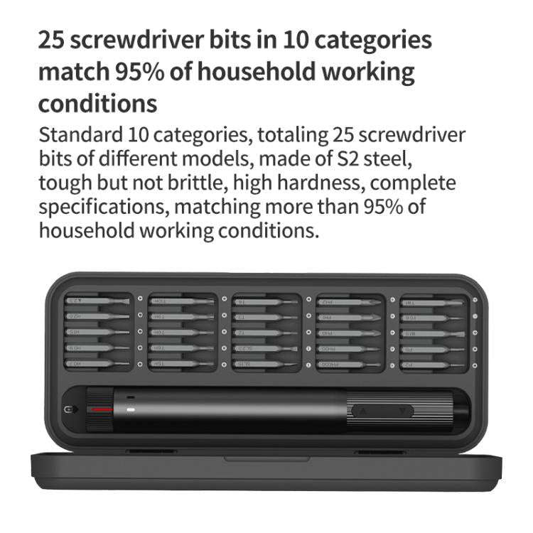 Original Xiaomi Youpin DUKA E2 Electric Screwdriver Set(Black)