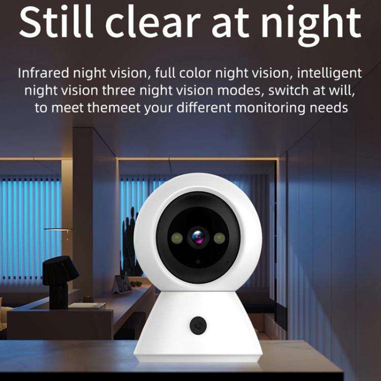 K11 1080P HD Night Vision Dual-Band Dual-Light Full Color WiFi Camera(White)
