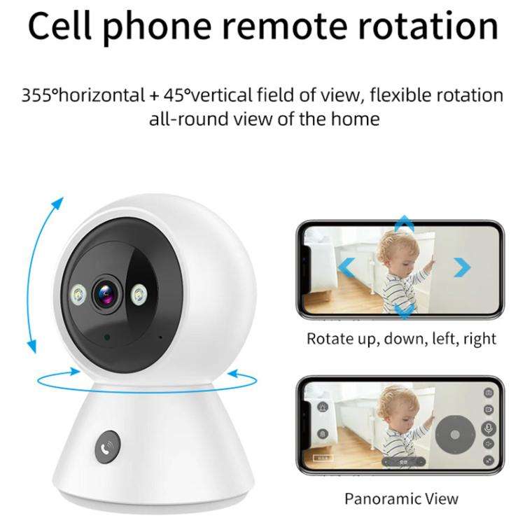 K11 1080P HD Night Vision Dual-Band Dual-Light Full Color WiFi Camera(White)