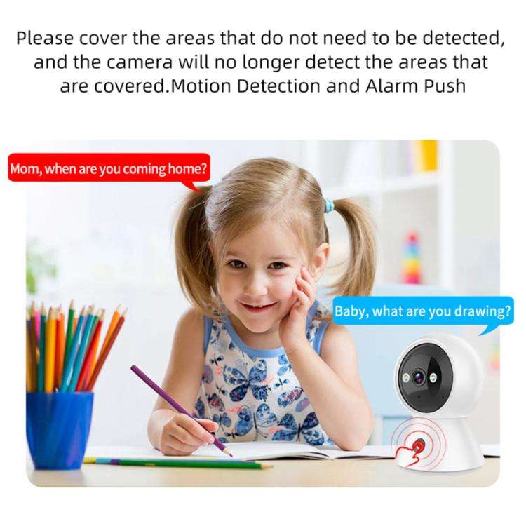 K11 1080P HD Night Vision Dual-Band Dual-Light Full Color WiFi Camera(White)