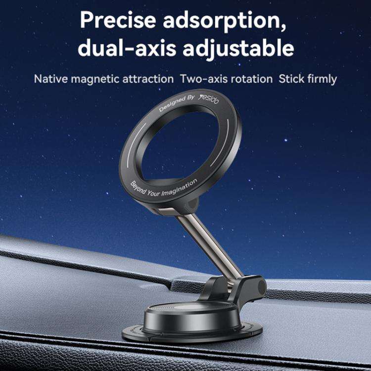 Yesido C218 Car MagSafe Magnetic Mobile Phone Holder(Black)