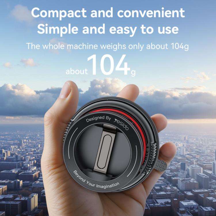 Yesido C219 Suction Cup Car MagSafe Magnetic Mobile Phone Holder(Black)