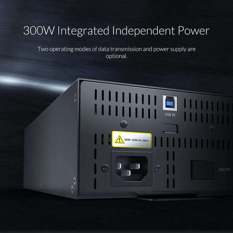 ORICO IH30P Industrial Grade 30 Ports USB 2.0 Hub, Plug:EU Plug(Black)