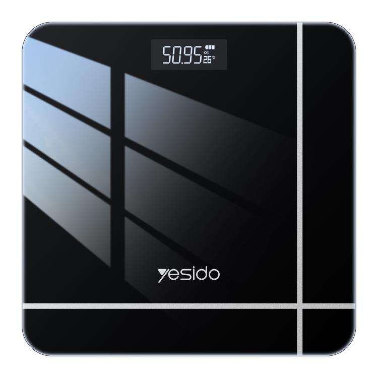 Yesido MG10 Smart Electronic Weight Scale, Size: 28x28x2.35cm(Black)