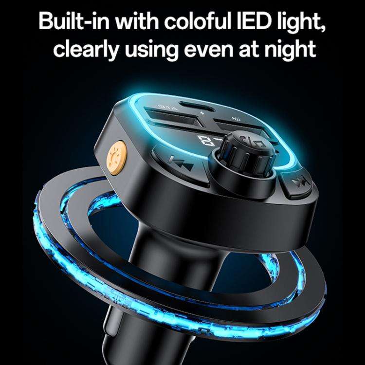 Yesido Y70 Car Bluetooth FM Transmitter(Black)