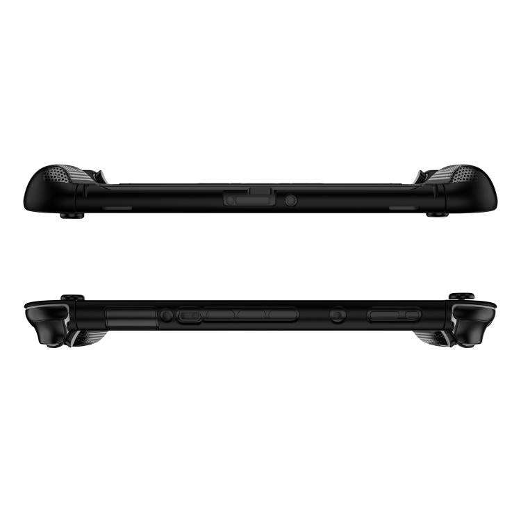 For Nintendo Switch 2  Detachable X-pattern Protective Case with Holder(Black)