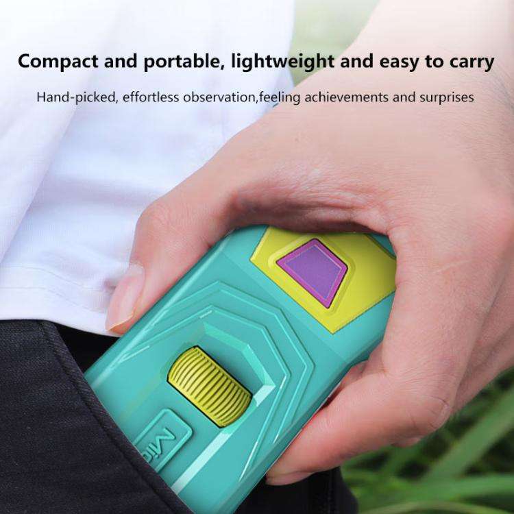 X1 3 inch HD Screen 800X Magnification Kids Microscope(Green)