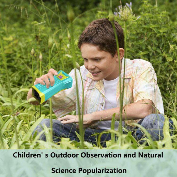 X1 3 inch HD Screen 800X Magnification Kids Microscope(Green)