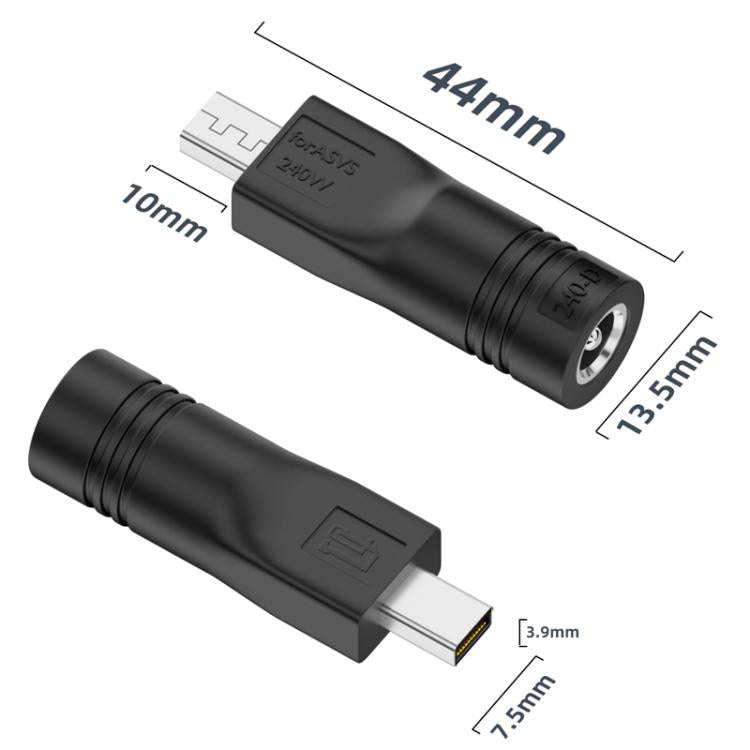240W Laptop Charging Adapter(5.5x2.5mm to ASUS Square Port)