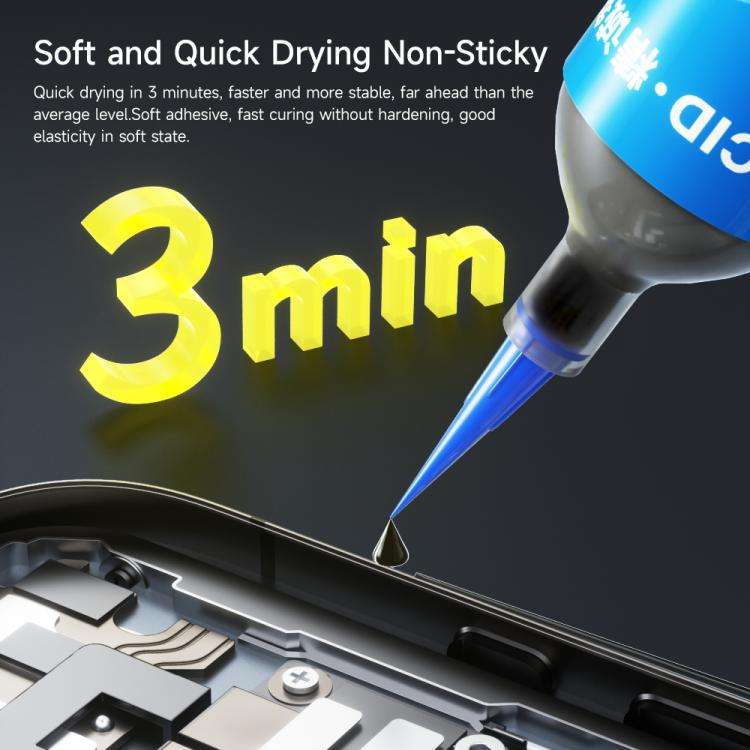 JCID Tough Process Adhesive, Capacity:10ml(Transparent)